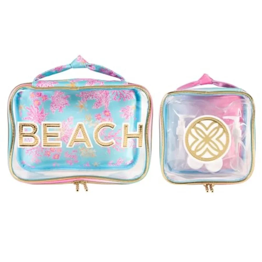 Travel Accessories Pouch - Beach Accessories Pouch Set of 2