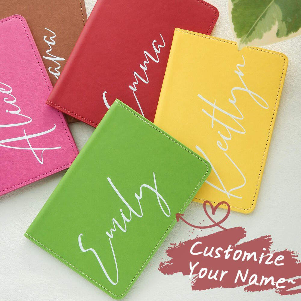 Travel Accessories Hong Kong - Custom Name Passport Cover Personalized Handwritten