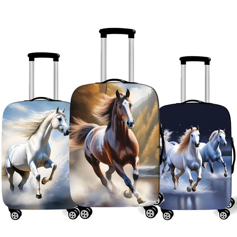 Travel Accessories To 3D Print - 3D Print Galloping Horse Luggage Cover