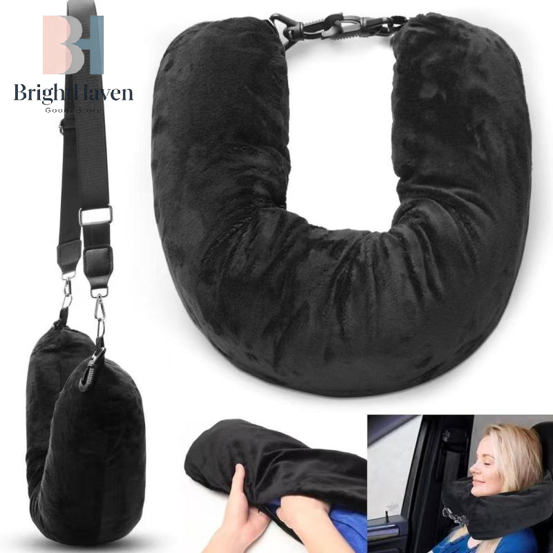 Travel Pillow Inflatable - Travel Neck Pillow With Fillable Clothing