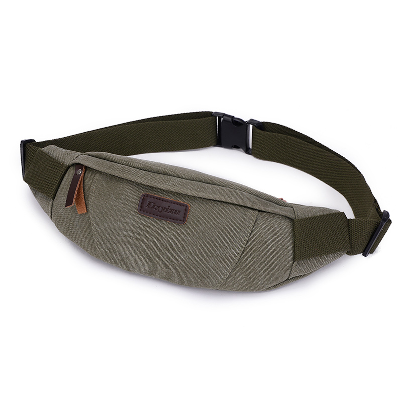Men's Canvas Fanny Pack Waist  - Money Belt Hidden avaliação e preço