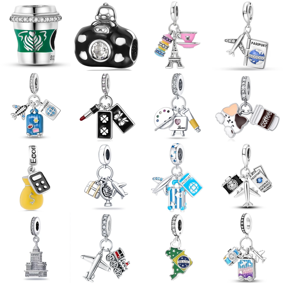 925 Sterling Silver Travel Ser - Travel Accessories Drawing avaliação e preço