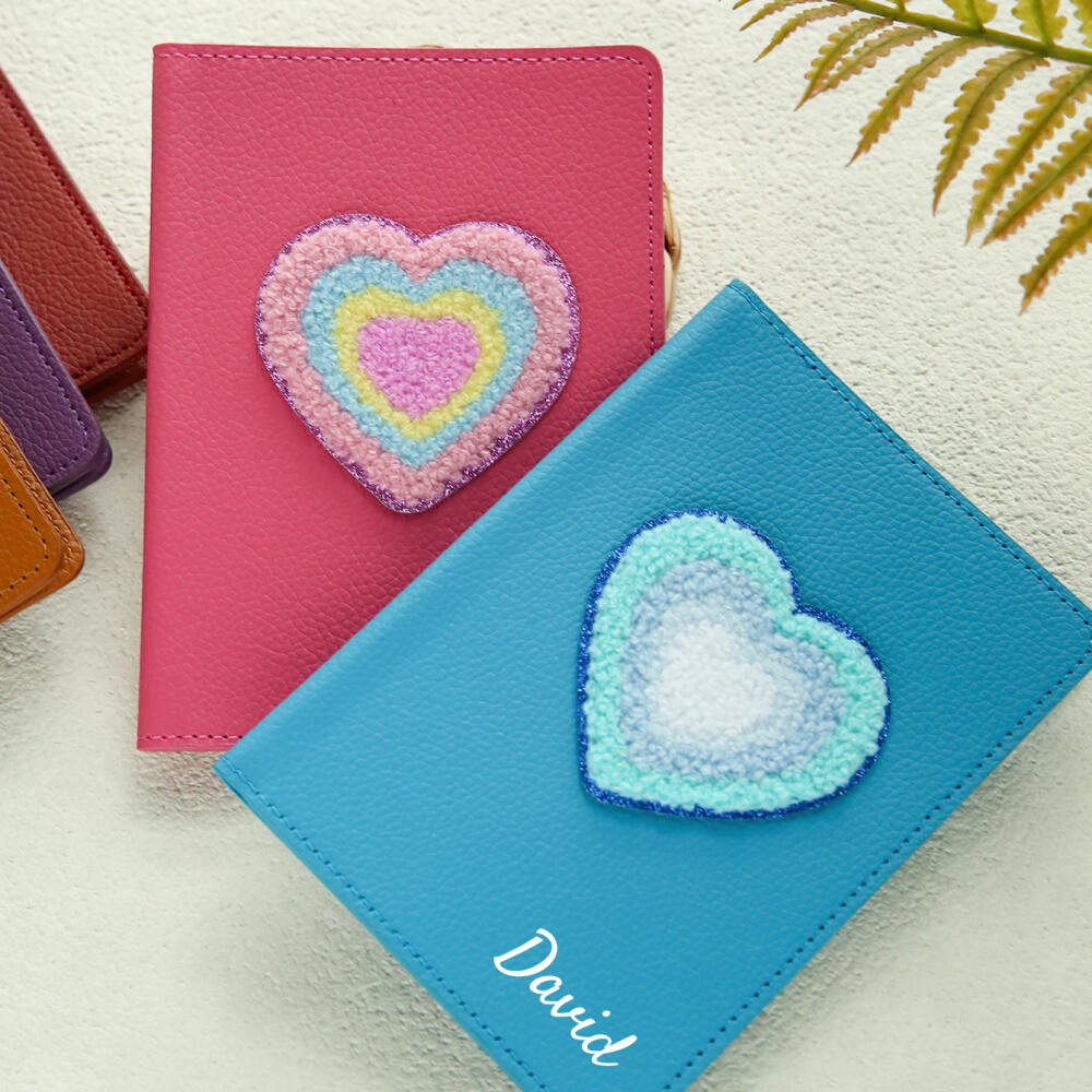Custom Name Plush Heart Rainbo - Travel Accessories Hong Kong avaliação e preço