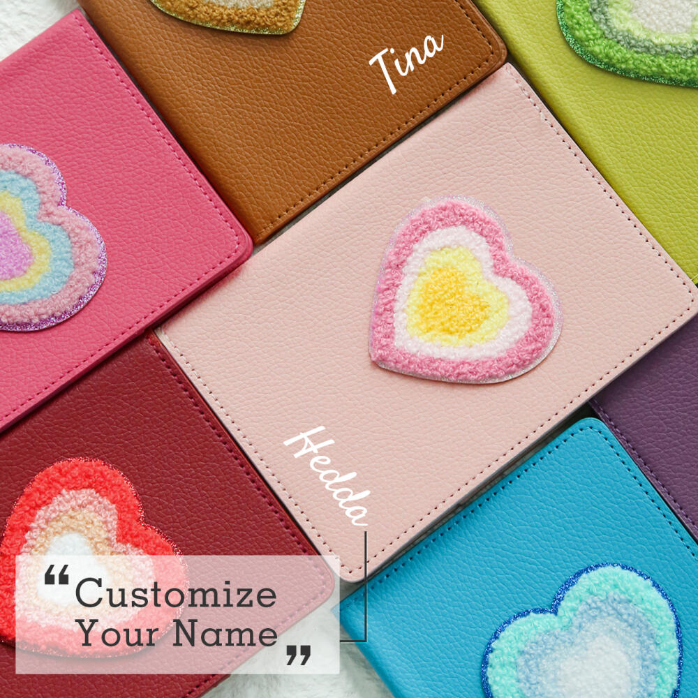 Custom Name Plush Heart Rainbo - Travel Accessories Hong Kong avaliação e preço