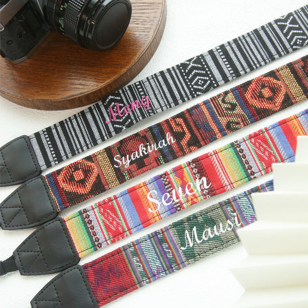 Custom Name Ethnic Woven Camer - Travel Accessories Hong Kong avaliação e preço