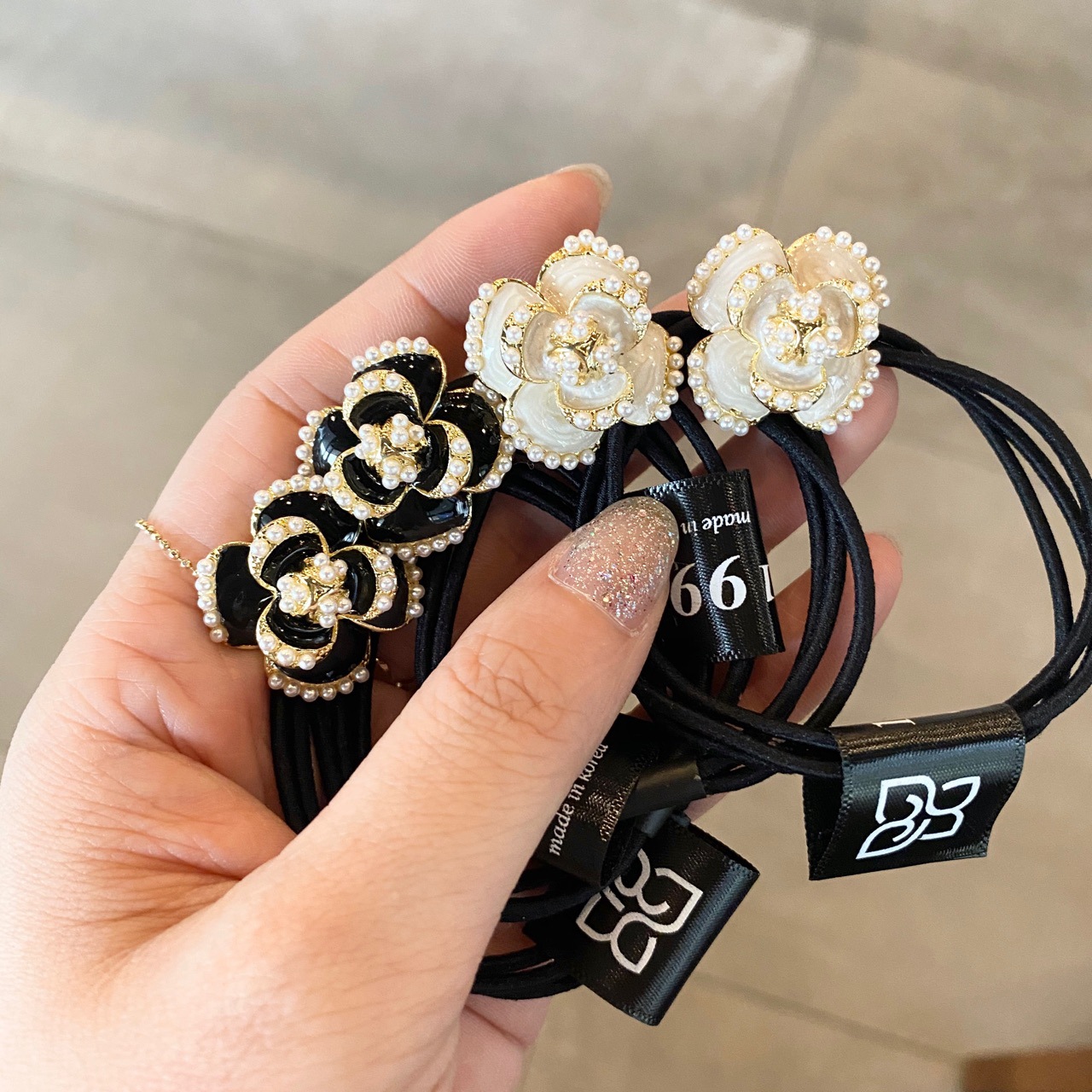 MIni Metal Flower Elastic Hair - Travel Accessories Hong Kong avaliação e preço