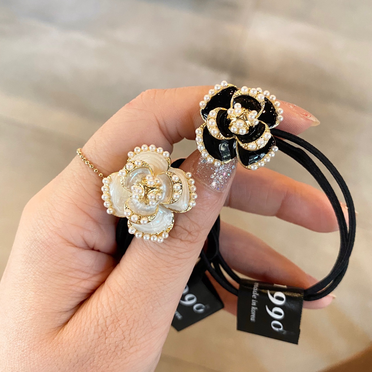 MIni Metal Flower Elastic Hair - Travel Accessories Hong Kong avaliação e preço
