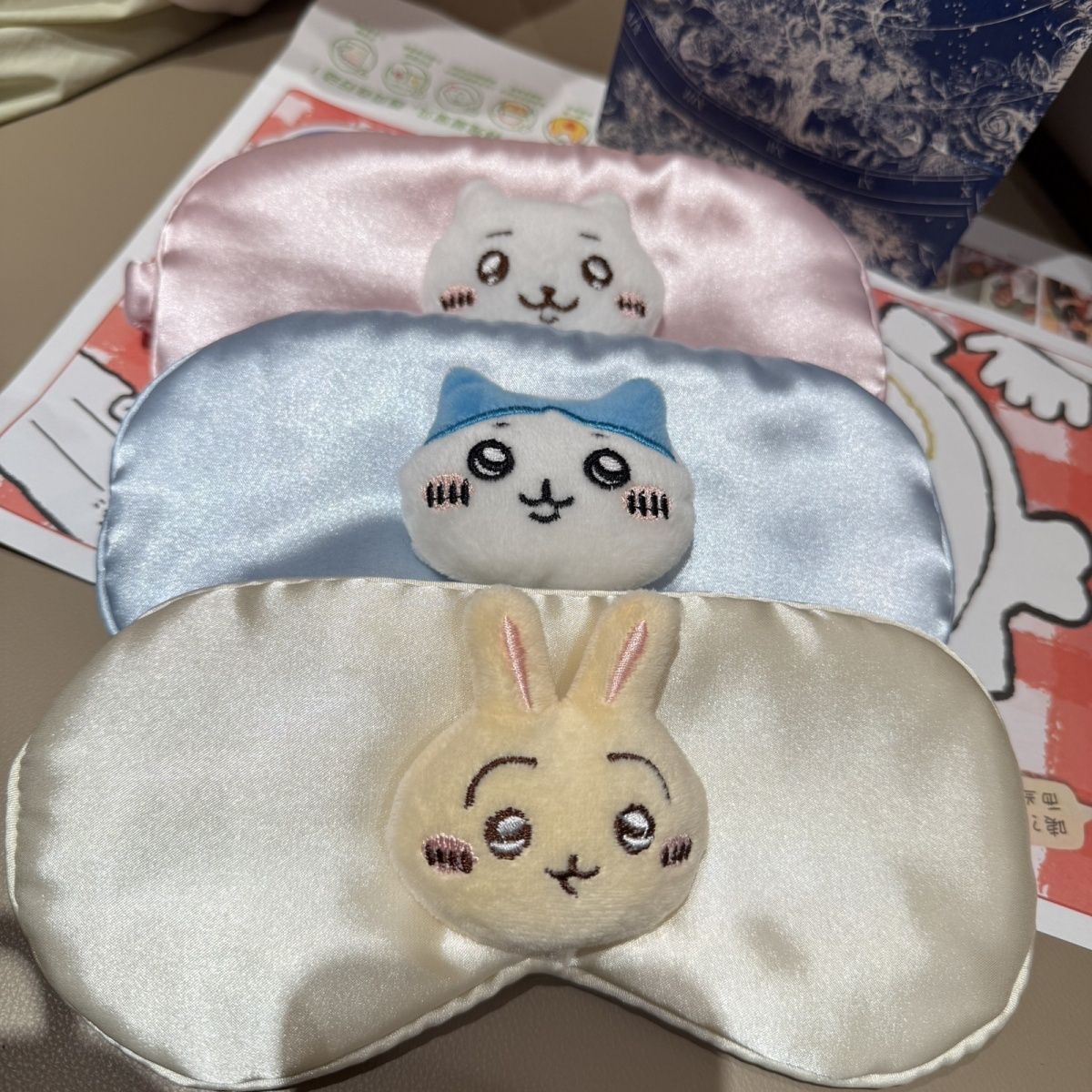 Kawaii Ckw Sleep Mask Soft Sat - Travel Accessories Cute avaliação e preço