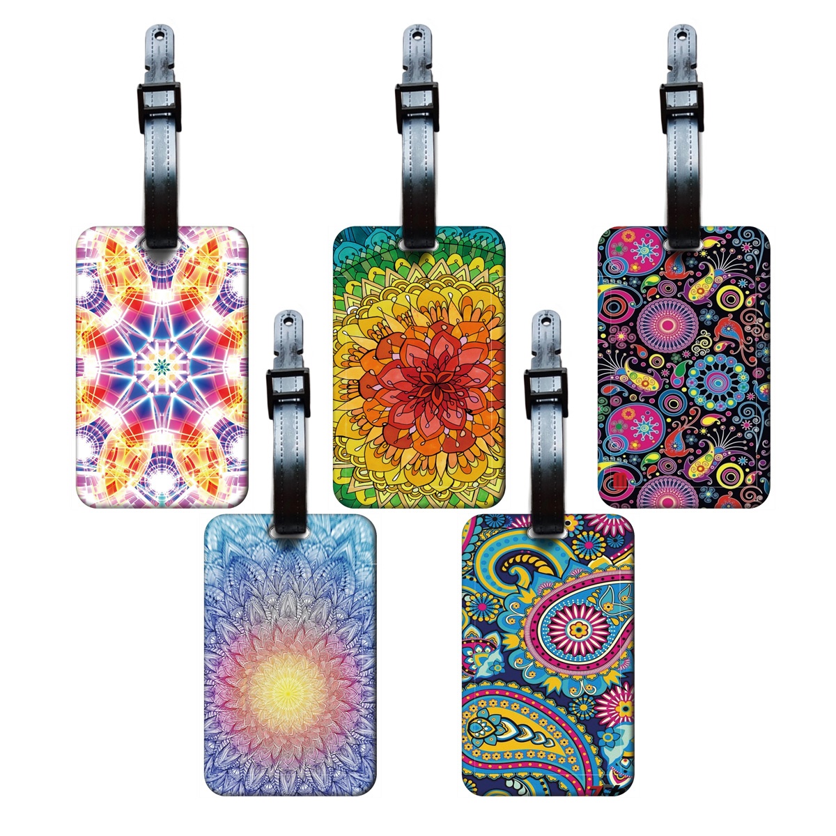 Mandala Drawings Luggage Tags  - Travel Accessories Drawing avaliação e preço