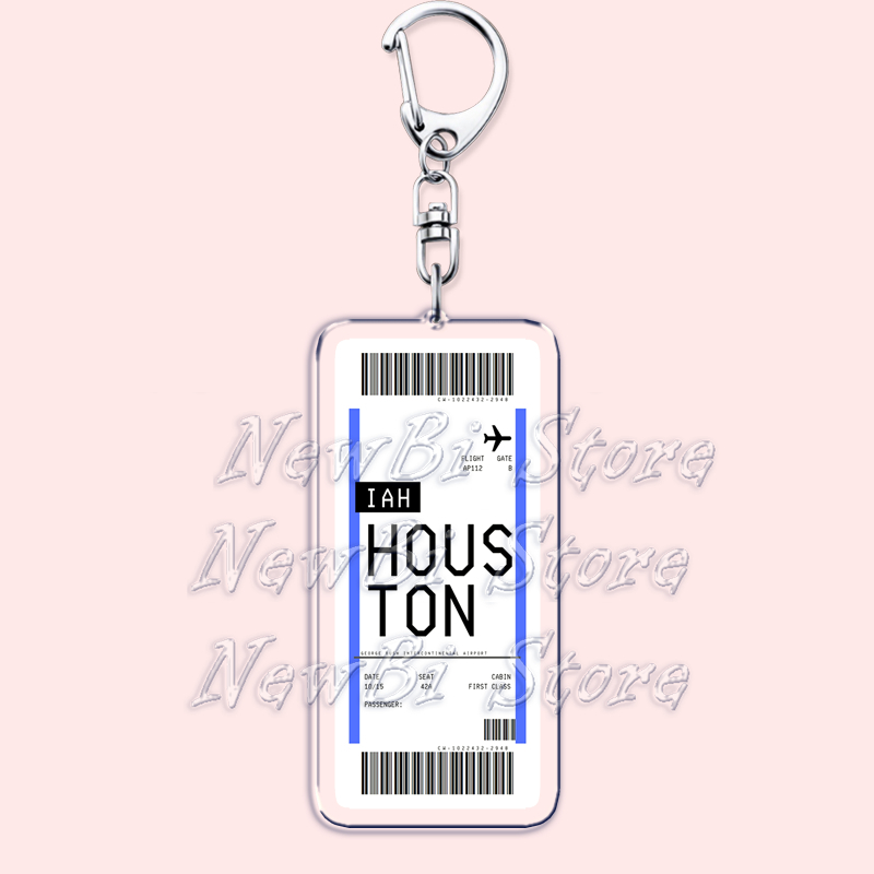 Plane Ticket Boarding Pass Key - Travel Accessories New York avaliação e preço