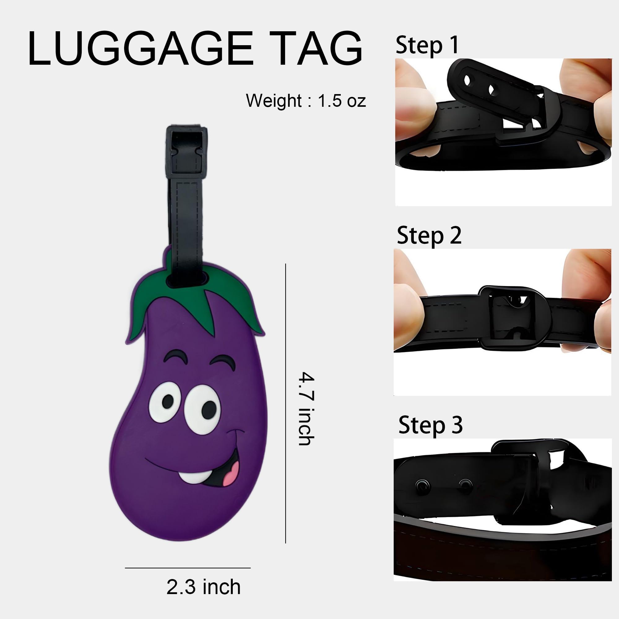 Strawberry eggplant carrot pin - Travel Accessories For Kids avaliação e preço