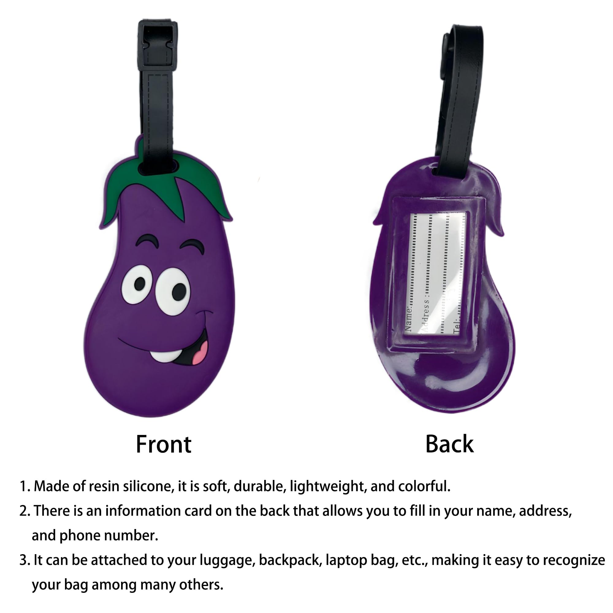 Strawberry eggplant carrot pin - Travel Accessories For Kids avaliação e preço