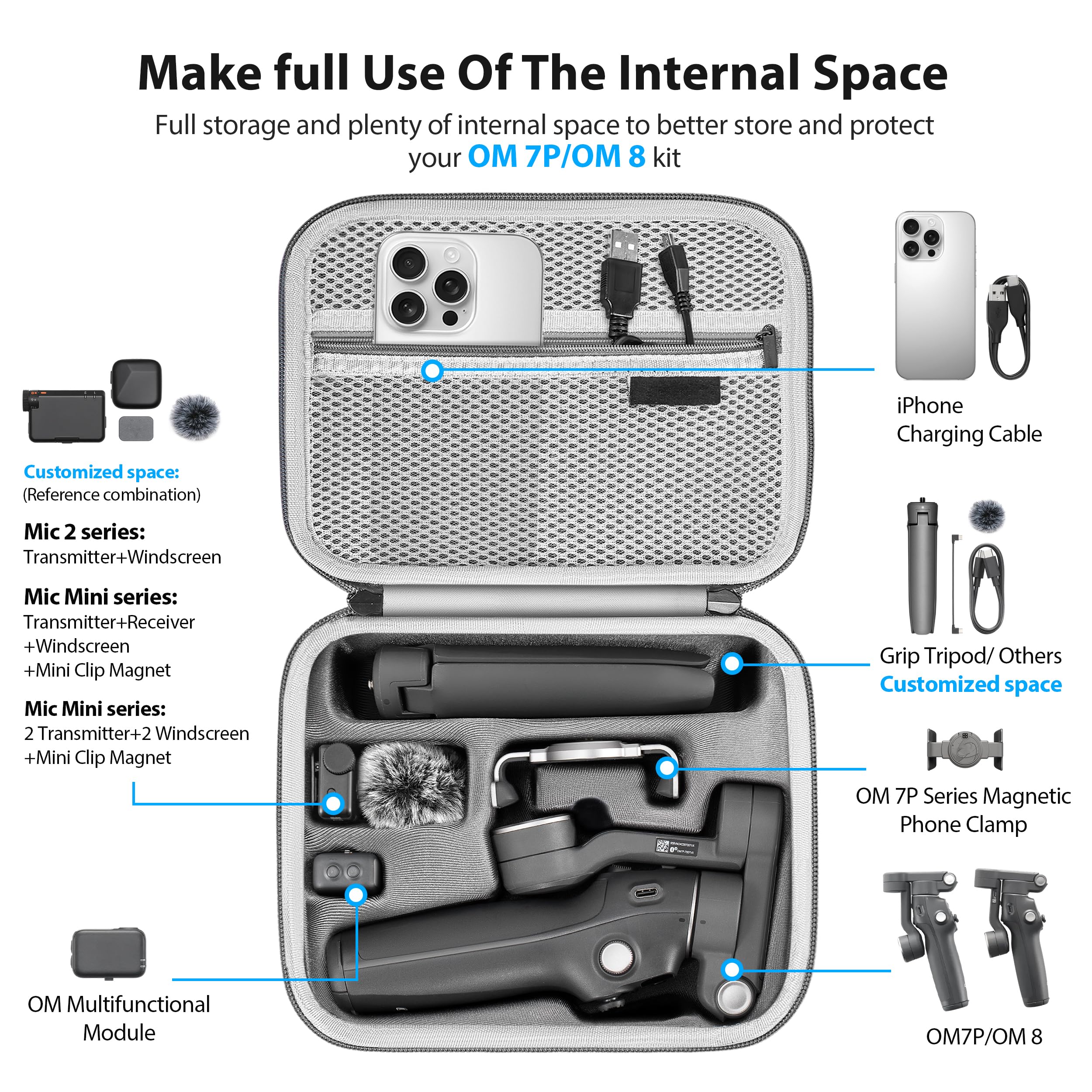 Storage Bag for DJI Osmo Mobil - Travel Accessories Case avaliação e preço