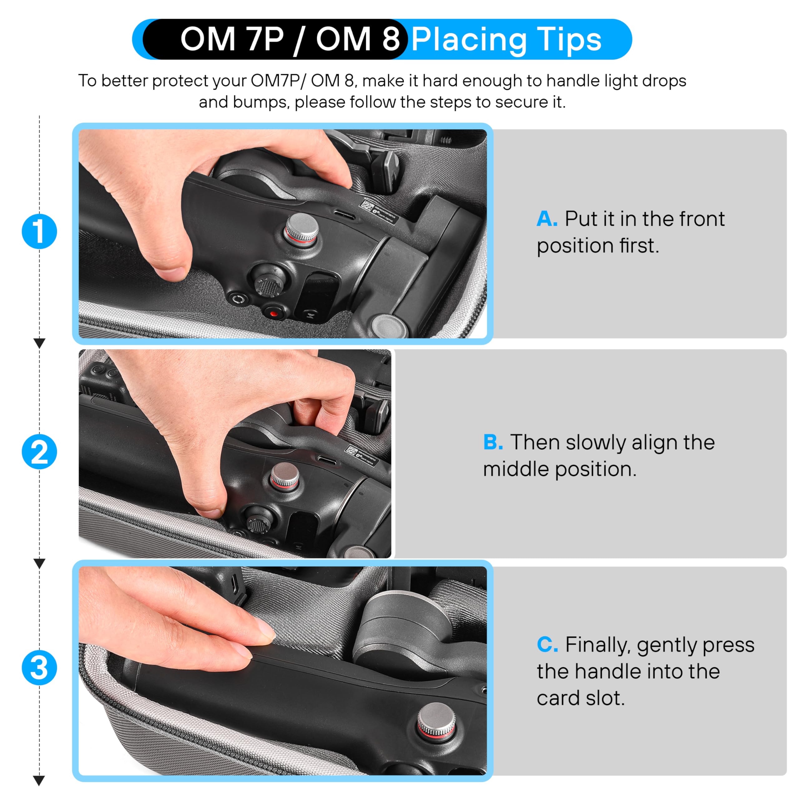 Storage Bag for DJI Osmo Mobil - Travel Accessories Case avaliação e preço