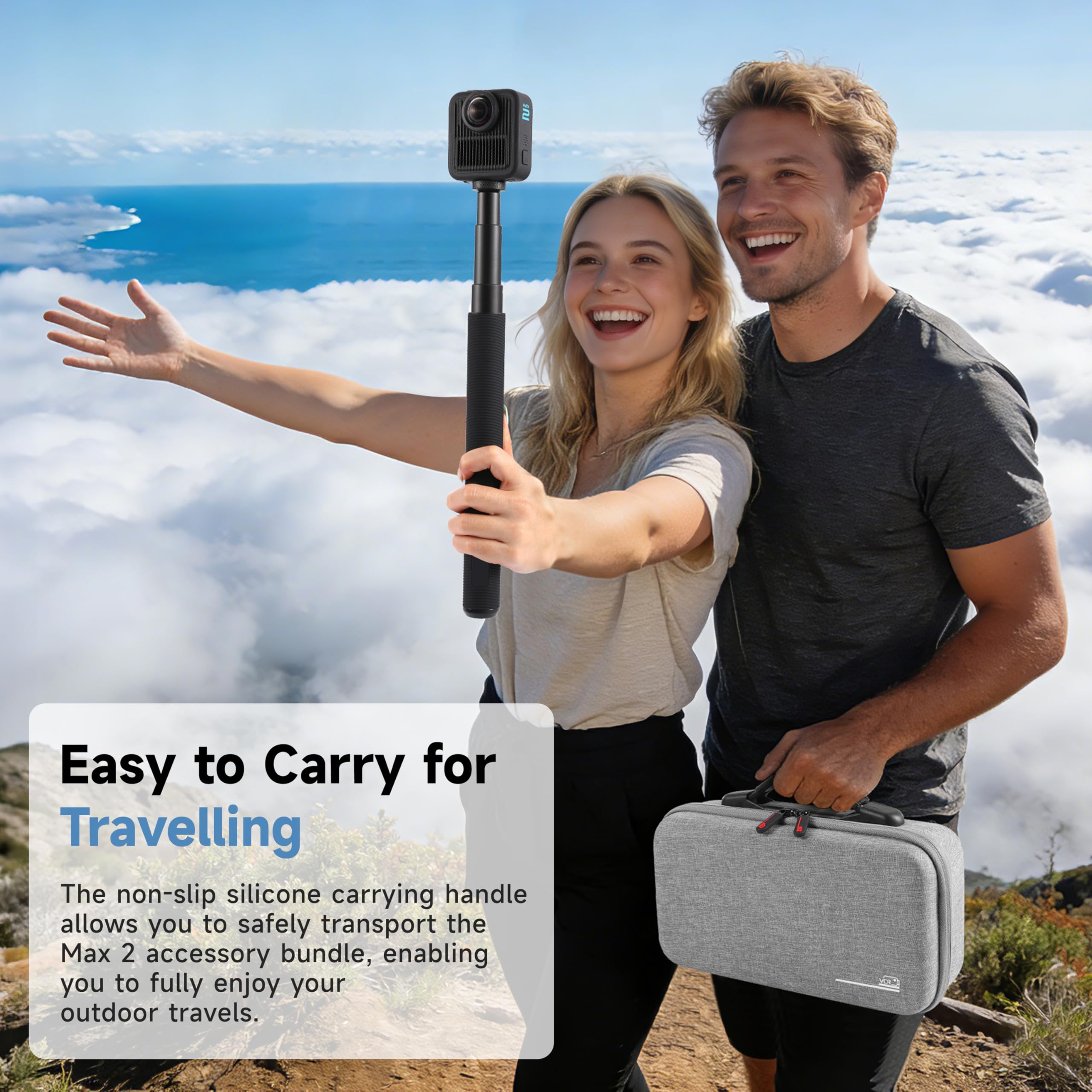 Carrying Case for Gopro Max 2  - Travel Accessories Case avaliação e preço