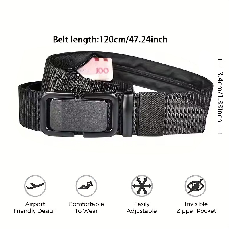 New Travel Cash Anti Theft Bel - Money Belt Hidden avaliação e preço