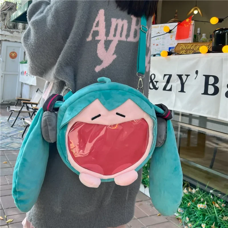 @-@ Hatsune Miku Shoulder Bag  - Travel Accessories Cute avaliação e preço
