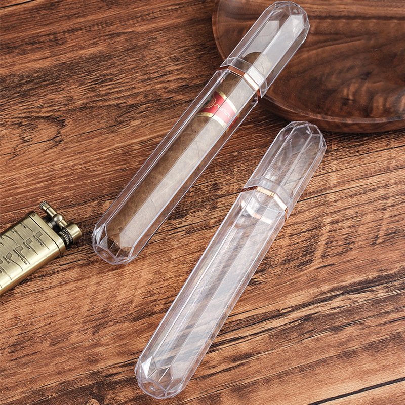 Acrylic Travel Cigar Tube Fash - Travel Accessories Case avaliação e preço