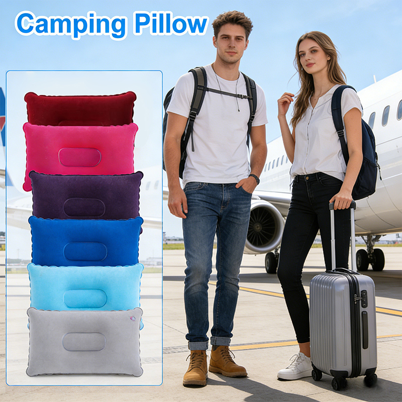 2Pcs Inflatable Travel Pillows - Travel Pillow Inflatable avaliação e preço