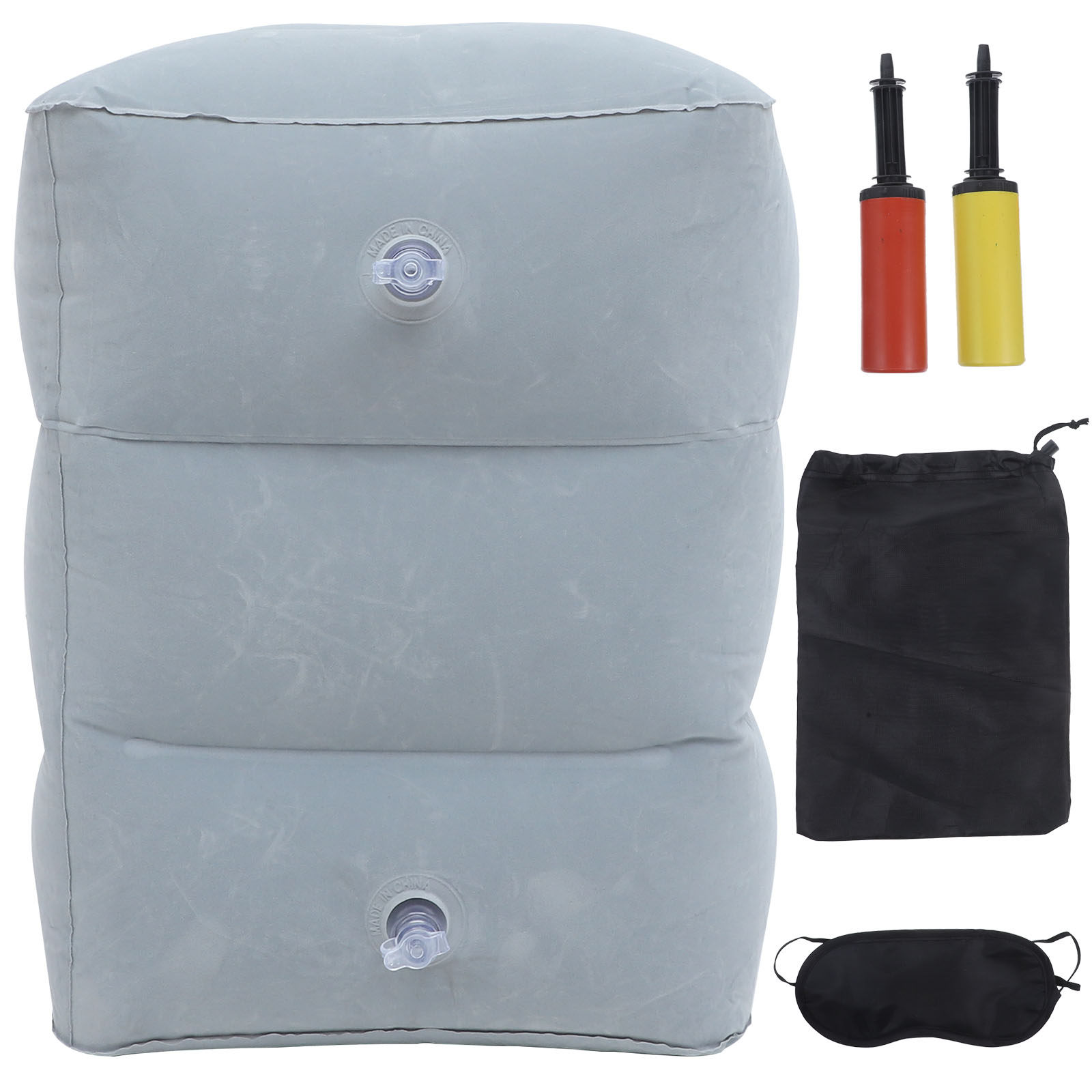 1Set Inflatable Foot Rest Pill - Travel Pillow Inflatable avaliação e preço