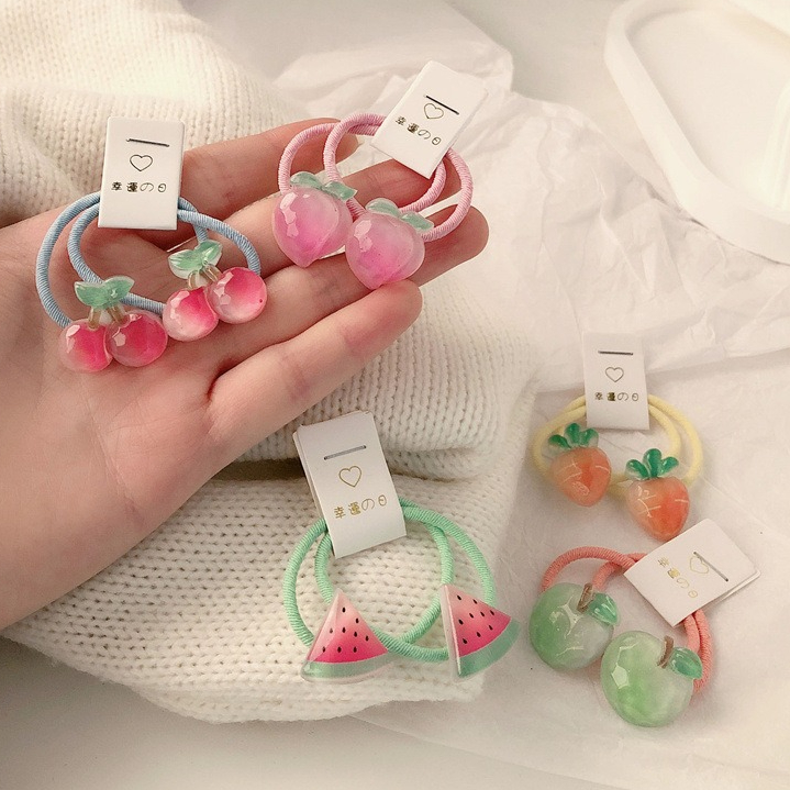 Kids Carrot Hair Ties 5 Pair N - Travel Accessories For Kids avaliação e preço