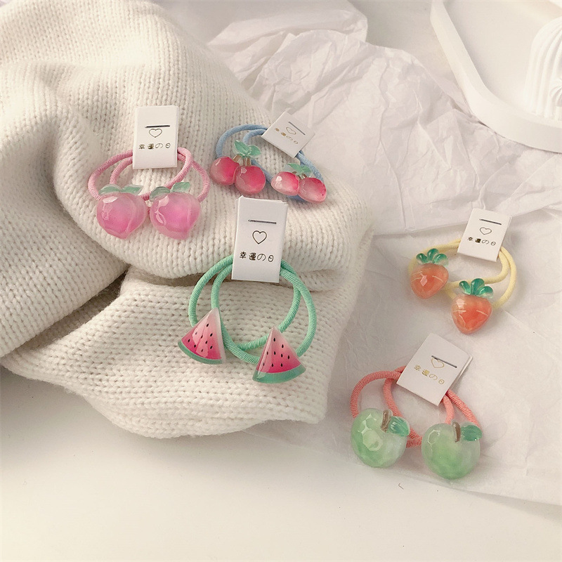 Kids Carrot Hair Ties 5 Pair N - Travel Accessories For Kids avaliação e preço