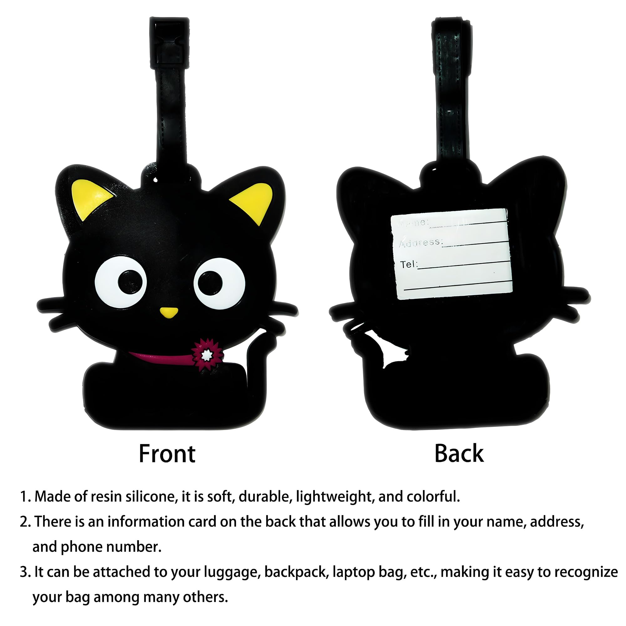 Cute Animal Luggage Tag Travel - Travel Accessories For Kids avaliação e preço