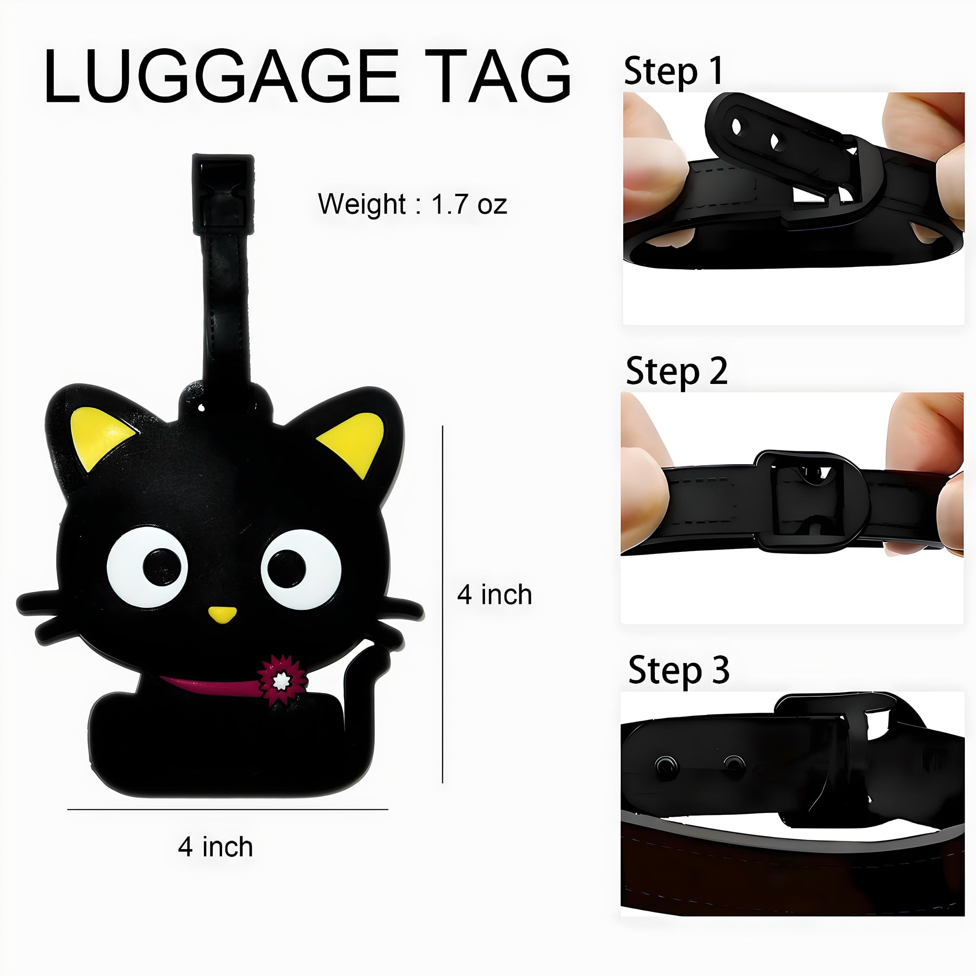Cute Animal Luggage Tag Travel - Travel Accessories For Kids avaliação e preço