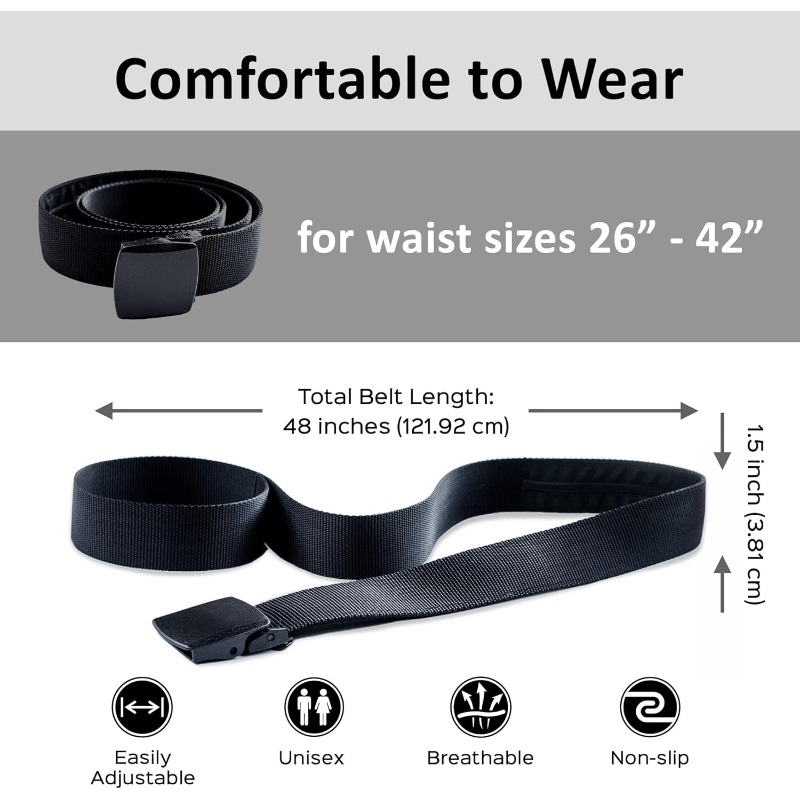 Travel Security Belt with Hidd - Money Belt Hidden avaliação e preço