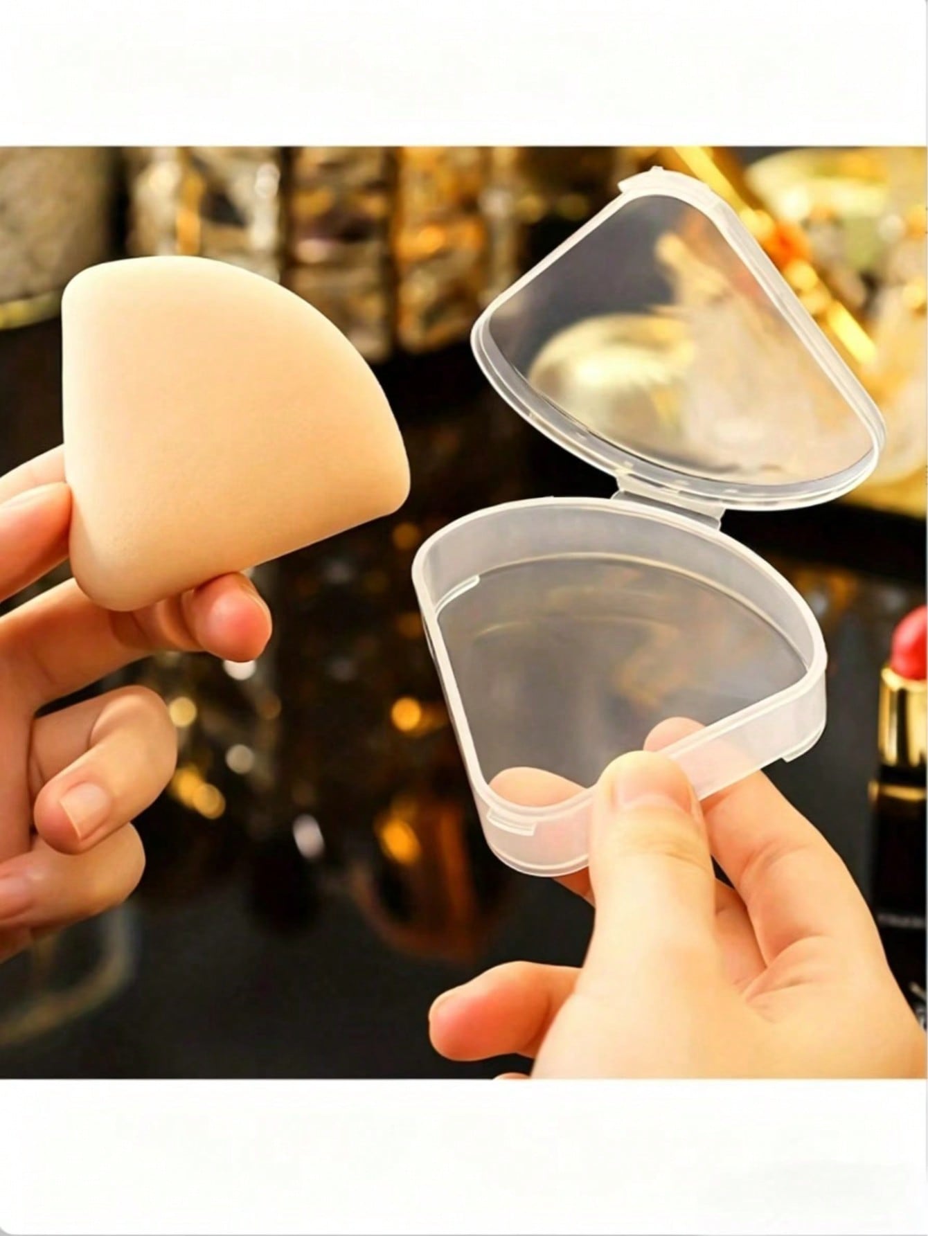 1/2/5pcs Portable Triangle Mak - Travel Accessories Case avaliação e preço