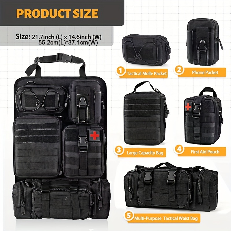 [Universal] Car Seat Back Orga - Travel Accessories Pouch avaliação e preço