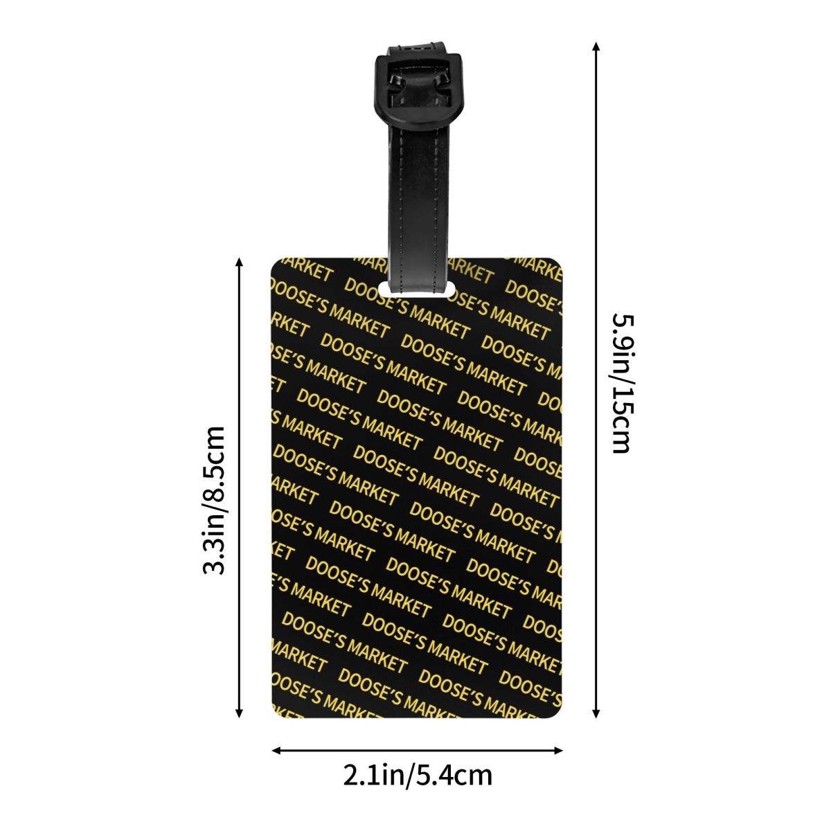 Doose's Market Luggage Tag Cus - Travel Accessories Market avaliação e preço