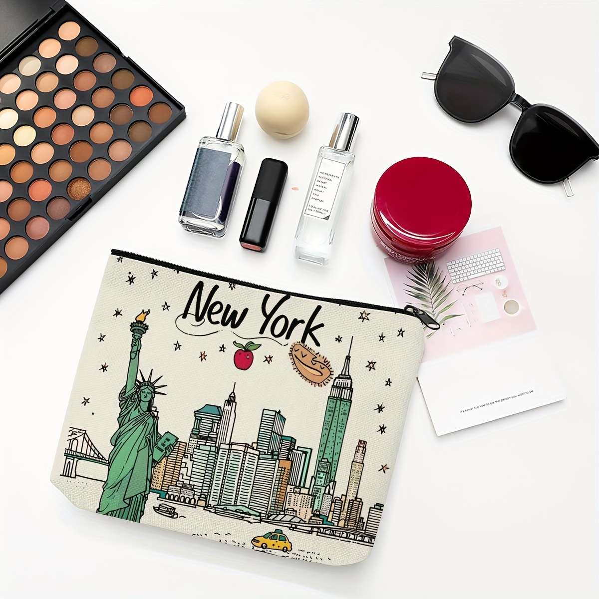 1pc Fashionable Cute New York  - Travel Accessories New York avaliação e preço