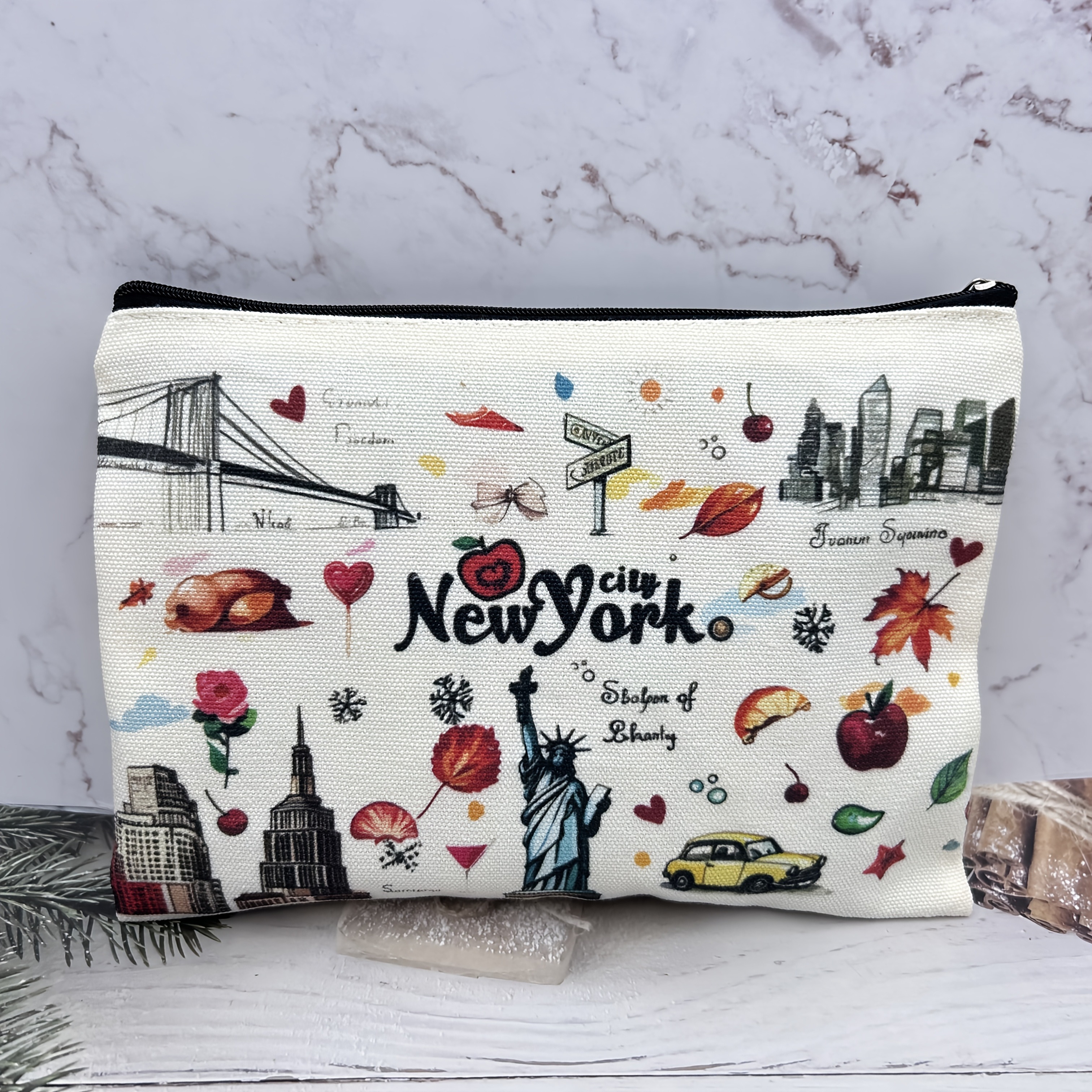 1pc Fashionable Cute New York  - Travel Accessories New York avaliação e preço