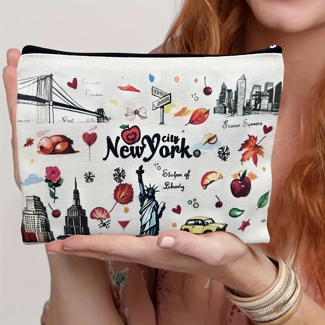 1pc Fashionable Cute New York  - Travel Accessories New York avaliação e preço