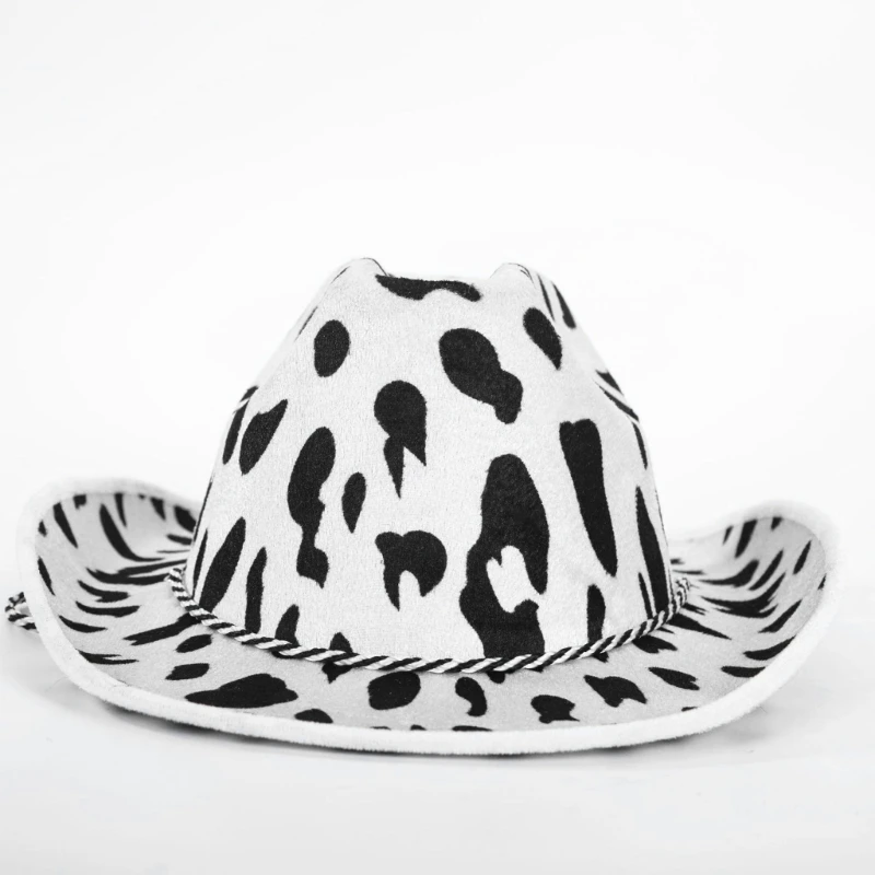 Cow Pattern Cowboy Hats Men an - Travel Accessories Drawing avaliação e preço