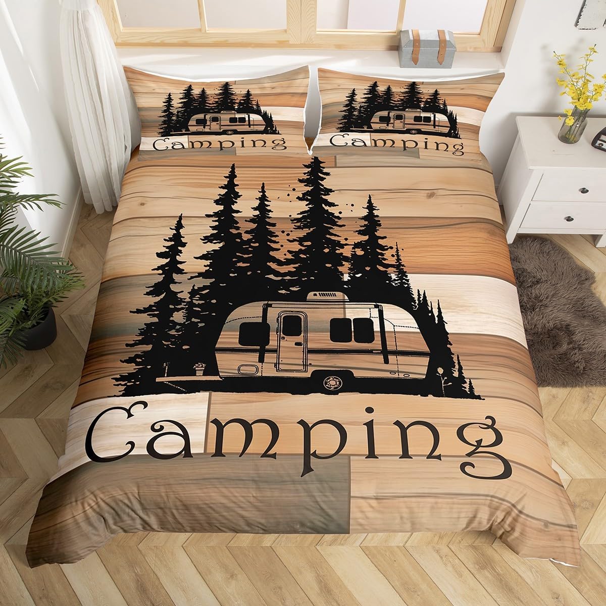 Camping Duvet Cover Set Full K - Travel Accessories To 3D Print avaliação e preço