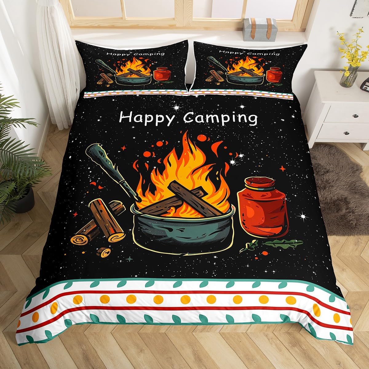 Camping Duvet Cover Set Full K - Travel Accessories To 3D Print avaliação e preço