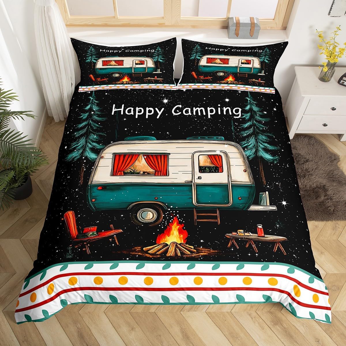 Camping Duvet Cover Set Full K - Travel Accessories To 3D Print avaliação e preço