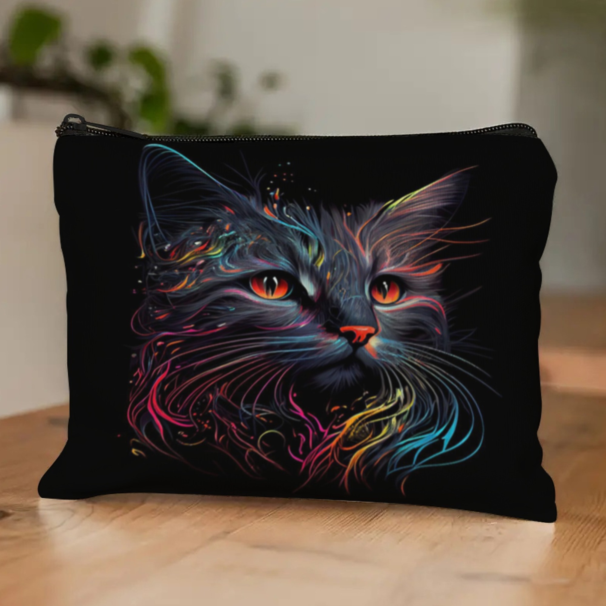 Neon Cat Face Art Pattern Cosm - Travel Accessories Hong Kong avaliação e preço