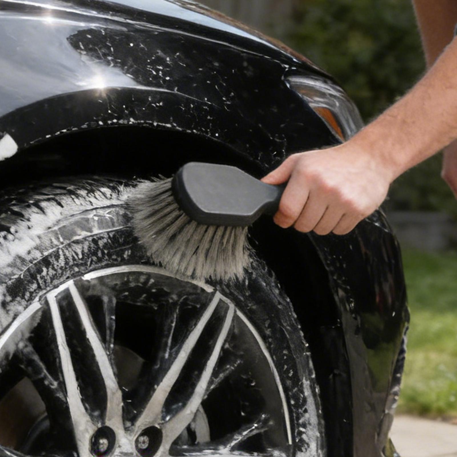 Car Wheel Brush Bendable Detai - Travel Accessories For Road Trip avaliação e preço