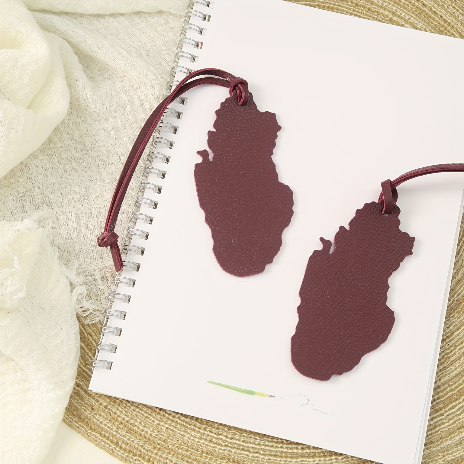 Qatar Map PU Leather Charm - E - Travel Accessories Qatar avaliação e preço