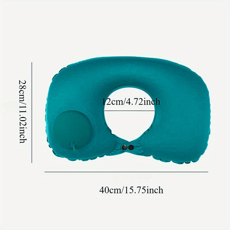 Inflatable Portable Neck Pillo - Travel Pillow Inflatable avaliação e preço