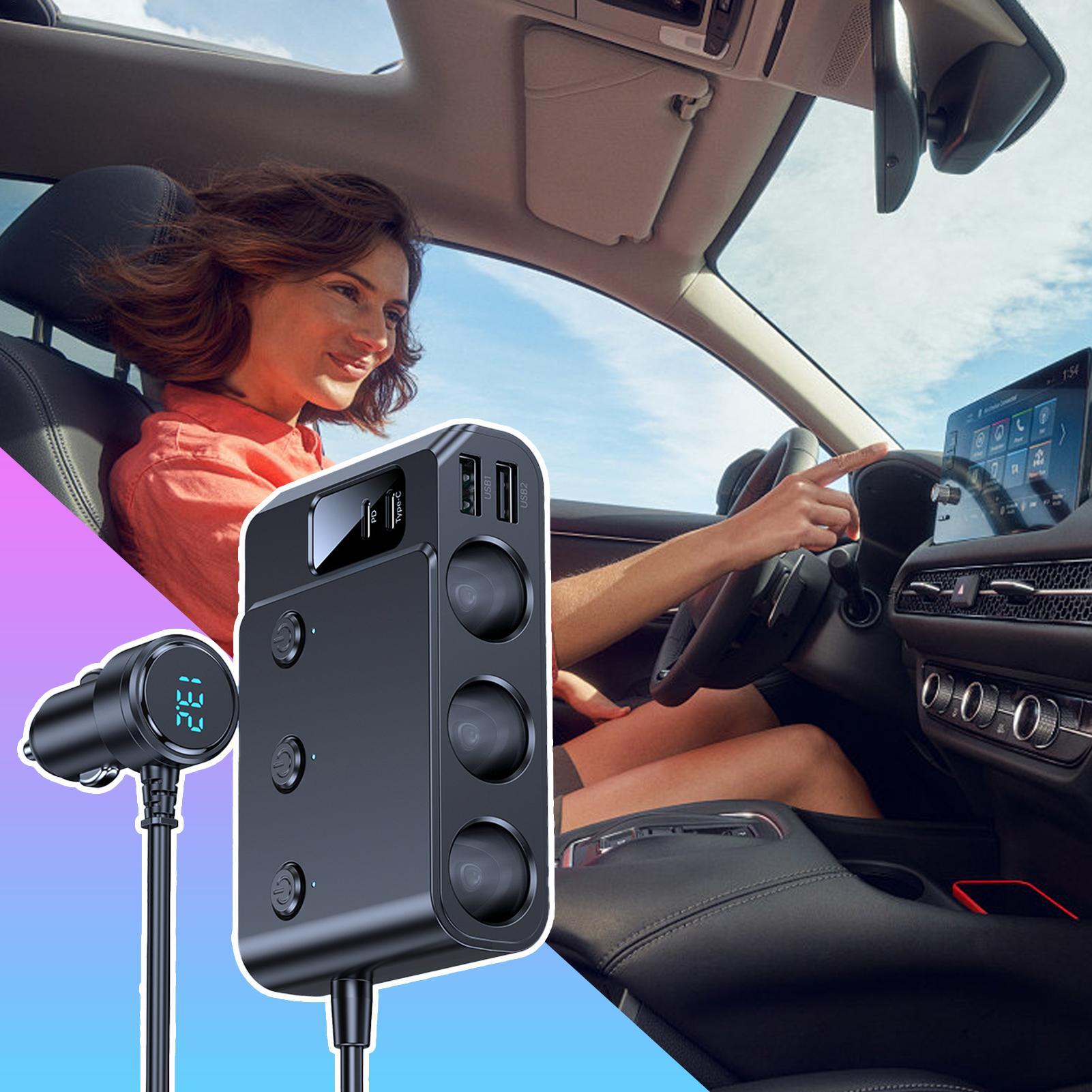 Car Charging Port Fast Chargin - Travel Accessories For Road Trip avaliação e preço