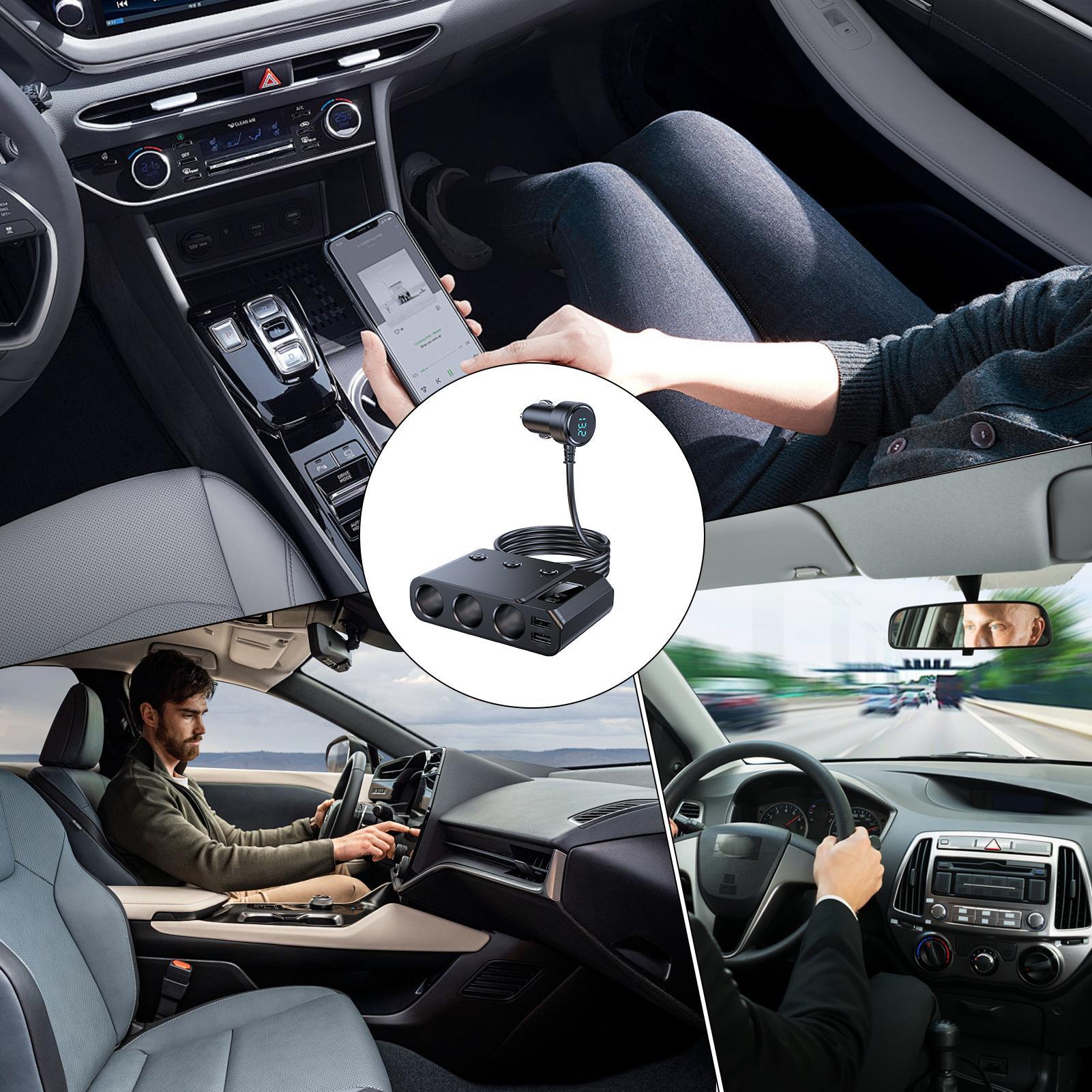 Car Charging Port Fast Chargin - Travel Accessories For Road Trip avaliação e preço