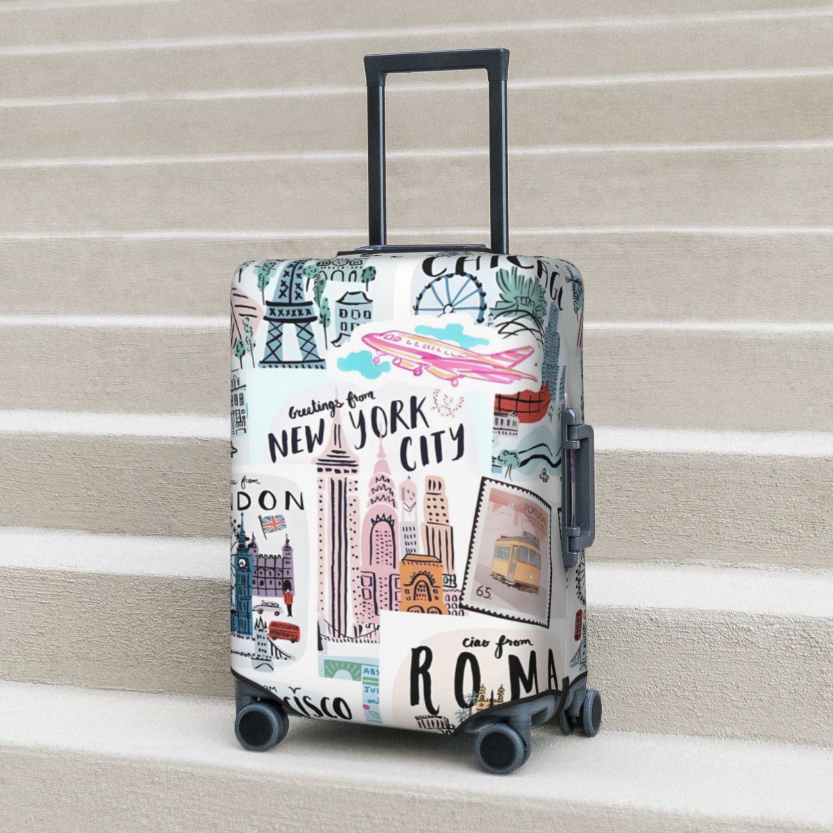 Travel Prints Suitcase Cover N - Travel Accessories New York avaliação e preço