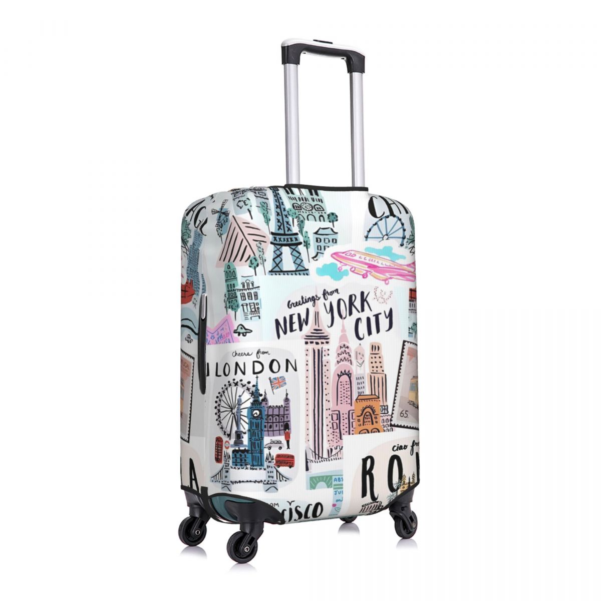 Travel Prints Suitcase Cover N - Travel Accessories New York avaliação e preço