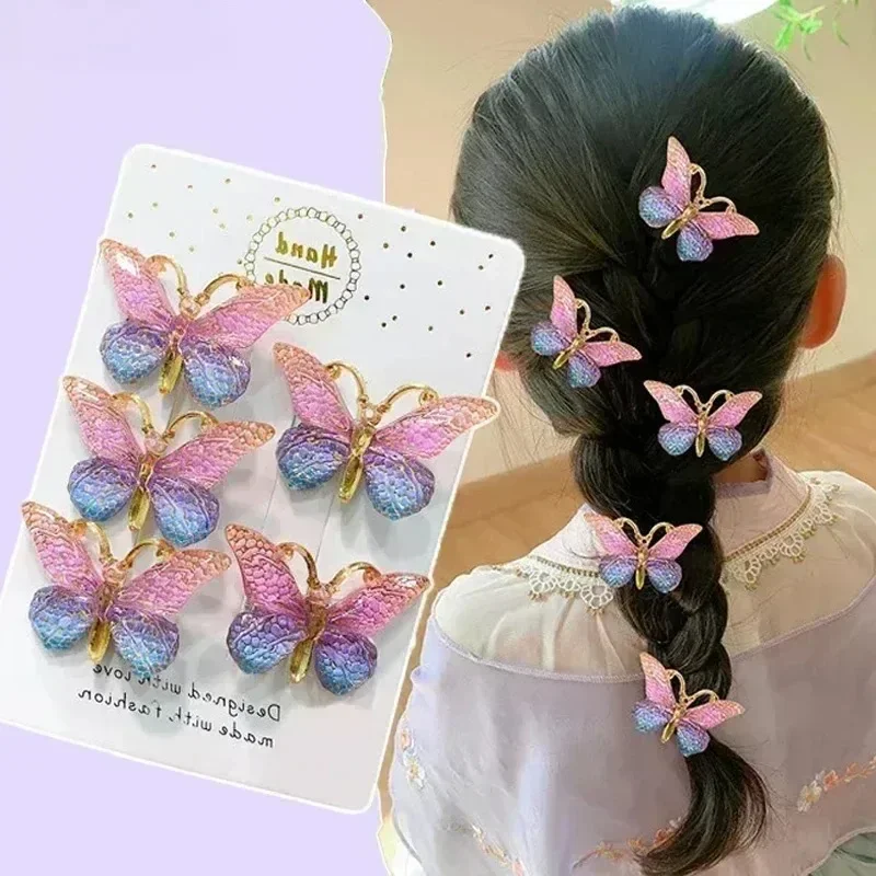 5pcs Sweet Hair Clips Stereosc - Travel Accessories For Kids avaliação e preço
