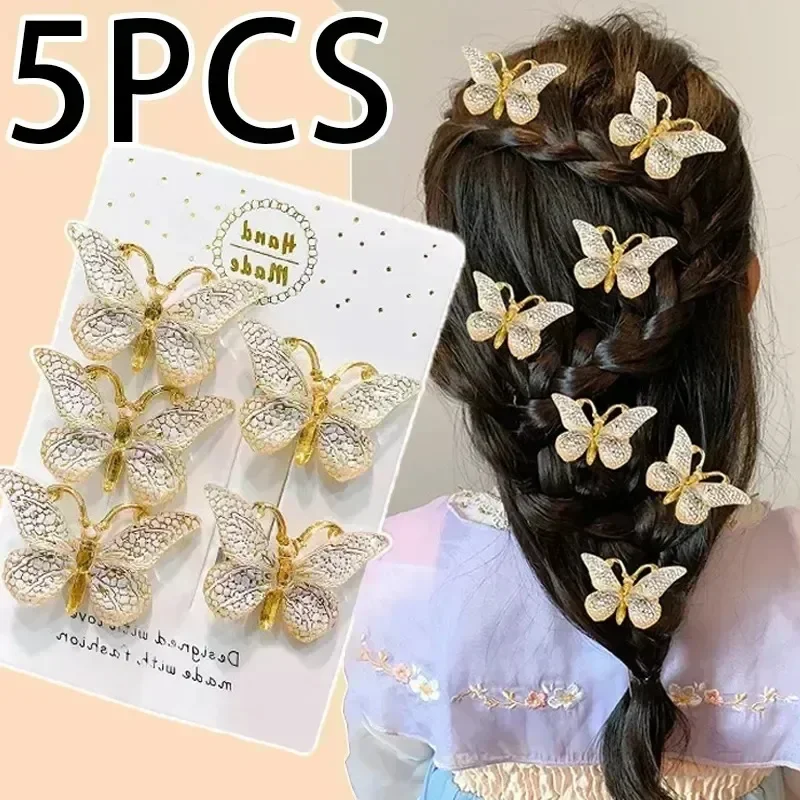 5pcs Sweet Hair Clips Stereosc - Travel Accessories For Kids avaliação e preço