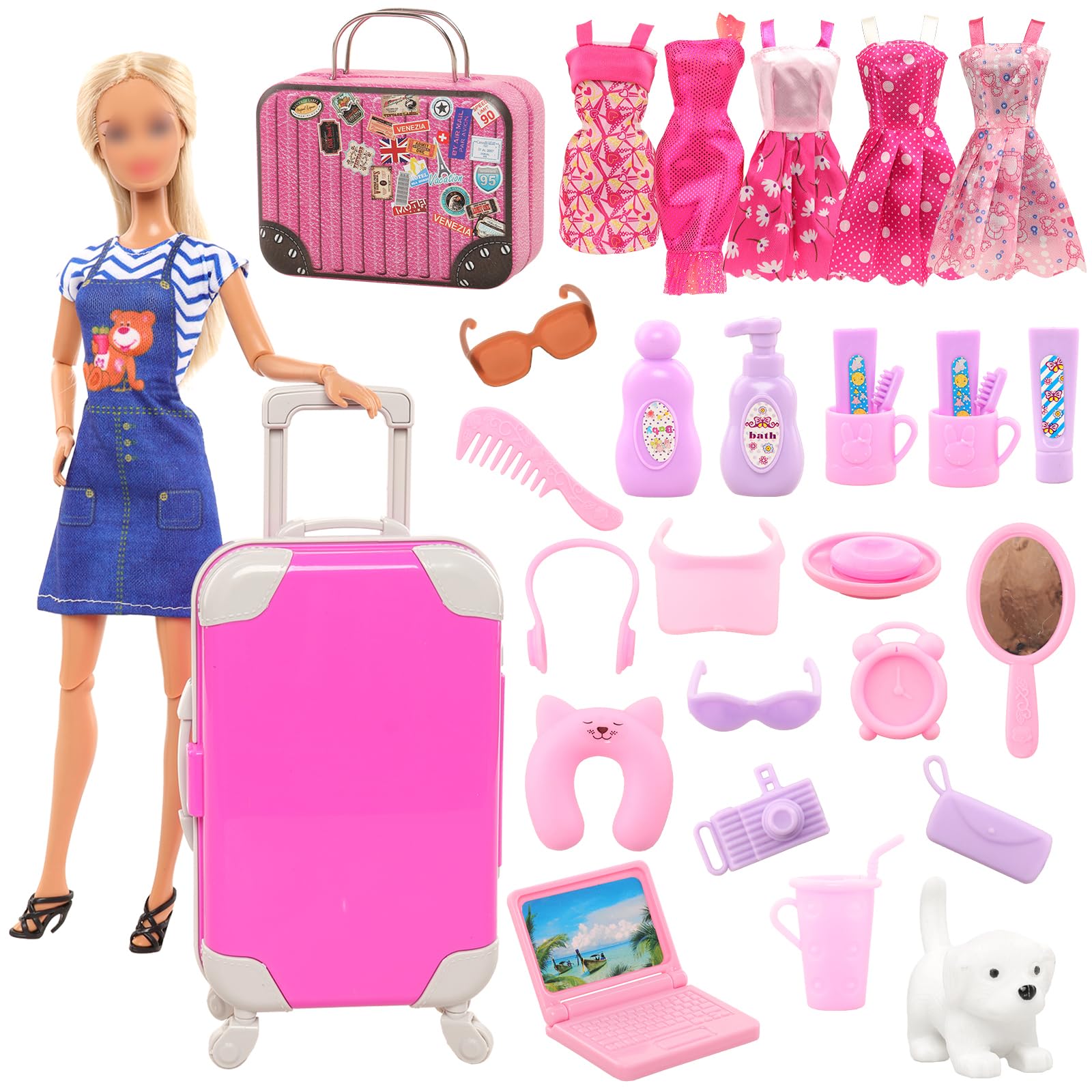 BARWA 30 Pcs 11.5 lnch Travel  - Travel Accessories For Kids avaliação e preço